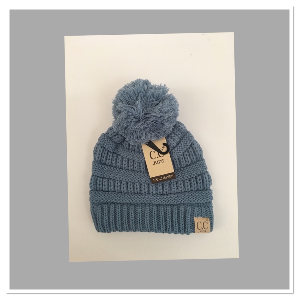 Exclusives Beanie Cap Hat With Pom Pom C.C. Kids